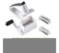 Tewzafiya Triturador de queso giratorio, ralladores giratorios para cocina,Rallador rotativo manual para queso | Rallador giratorio de queso manual, apto para queso, verduras