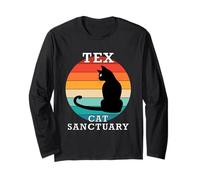 Tex Cat Sanctuary Group Familia Reunión Nombre Manga Larga