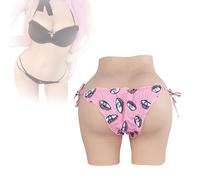 Tex-Eorey Bragas De Silicona Travestis Que Ocultan El Coño Falso Pantalones Levantadores De Glúteos Penetrables para Ladyboy Transgénero,White(Basics),One Size