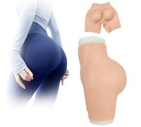 Tex-Eorey Bragas De Silicona Ultra Realistas con Vagina, Calzón Reductor para Ocultar Glúteos, Realzador De Cadera Y Pantalones Acolchados para Crossdresser,Brown(Basics)