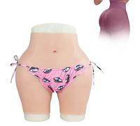 Tex-Eorey Braguitas De Silicona para Levantar Glúteos Braguitas Flexión para Vagina, Almohadilla De Glúteos Pantalones Cortos para Moldear Caderas para Crossdresser,White(Basics)