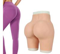 Tex-Eorey Braguitas Vaginales Desmontables De Silicona Realistas Que Ocultan Bóxers Gaff Realzador De Glúteos, Calzoncillos para Engrosar Caderas para Drag Queen,White(Basics),One Size
