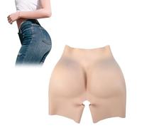 Tex-Eorey Pantalones De Silicona Realistas De Trasero Grande Caderas De Glúteos Benhancer Bragas Acolchadas Push Up para Mujer Drag Queen,Marrón,One Size