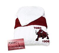 Tex family Albornoz Toro Torino Fútbol niño de rizo de puro algodón Made in Italy - 12 años
