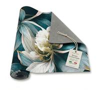 Tex family Alfombra de cocina Runner Gigli antideslizante, 50 cm, lavable y recortable, fondo PVC, 100% poliéster, Made in Italy - 50 x 500 cm