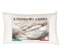 Tex family Almohada cojín de la abuela de pura lana virgen Made in Italy