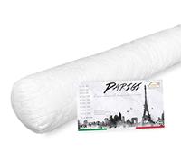 tex family Cojín Parigi Cilíndrico - Rollo Viscoelástico, Funda de Microfibra Melocotón, Soporte Ergonómico Cervical y Lumbar, Lavable, Cm. 40