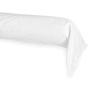 Tex family Funda de cojín de París cilíndrica de Francés trasversino Tubolar Made in Italy - 40 x 240 cm, blanco