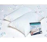 Tex family - Fundas de cojín frío refrescantes Ice-Touch individual 50 x 80 cm - Termorreguladora de verano - Fundas de almohada transpirables y fabricadas en Italia 50 x 80 cm - 2 unidades