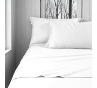 Tex family Juego Completo de Sábanas de Invierno de Franela Lisa Blanca - 100% Algodón Felpudo, Anti-Pelusa, Cálido & Suave, Fabricado en Italia - Para Cama de 1 Plaza