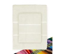 Tex Family - Juego de toallas de rizo, tela Aida, para bordar punto de cruz, 1 + 1 (tocador y lavabo) - Color beige