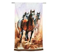 tex family - Toalla de Playa (90 x 170 cm), diseño de Caballo