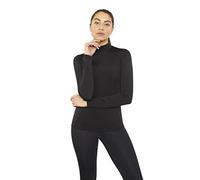 tex leaves Camiseta Interior Térmica para Mujer - Cuello Alto - Colores a Elegir (Negro, M)