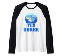 Tex Shark Family Reunion Squad Primer Apellido Camiseta Manga Raglan