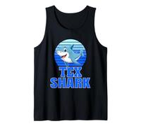 Tex Shark Family Reunion Squad Primer Apellido Camiseta sin Mangas