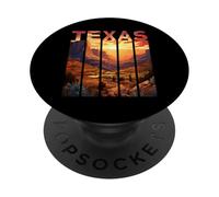 Texas 1845 Vacaciones Guadalupe Mountains National Park PopSockets PopGrip Adhesivo