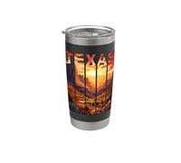 Texas 1845 Vacaciones Guadalupe Mountains National Park Vaso térmico de acero inoxidable de doble pared