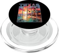 Texas 1845 Viaje de Vacaciones South Padre Island PopSockets PopGrip para MagSafe