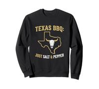 Texas BBQ Just Salt and Pepper Auténtica Parrilla Pitmaster Sudadera
