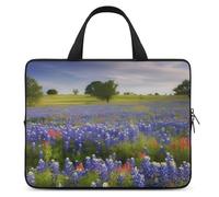 Texas Bluebonnets Scenery - Funda para portátil ultrafina, impermeable, 13 pulgadas, bolsa protectora portátil para computadora con correa de mano