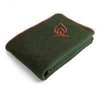 Texas Bushcraft Manta de Lana Merino para Camping, Senderismo y mochilero, Manta de Campamento Resistente al Agua y al Fuego, Manta de Auto es de Calentamiento rápido y Duradera con Borde de Doble