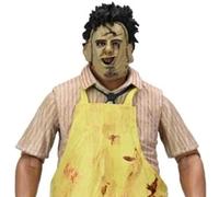 Texas Chainsaw Masacre - Figura de acción Ultimate Leatherface - Figura coleccionable de terror móvil con accesorios - aproximadamente 18 cm - Licencia oficial - Para fans, coleccionistas y amantes