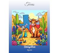 Texas Coloring Book: Texas Coloring Book Ages 3 - 9