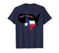 Texas contra no Texas Lone Tex Austin Dallas San Antonio Roots Camiseta