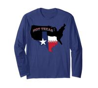 Texas contra no Texas Lone Tex Austin Dallas San Antonio Roots Manga Larga