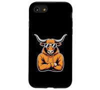 Texas Cowboy Skull Western Rodeo Cowboy Carcasa para iPhone SE (2020) / 7/8