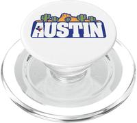 Texas Desert Landscape Austin Travel Retro Minimalista PopSockets PopGrip para MagSafe
