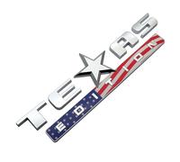 Texas Edición Texas - Pegatina para puerta lateral, diseño de emblema de Texas, para puerta lateral, guardabarros de ABS, elegante adhesivo para portón trasero