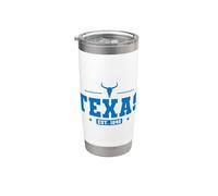 Texas Estado de América País de Estados Unidos Vaso térmico de acero inoxidable de doble pared