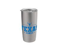 Texas Estado de América País de Estados Unidos Vaso térmico de acero inoxidable de doble pared