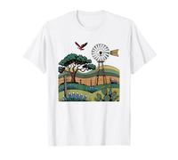 Texas Hill Country Centro De Camiseta