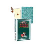 Texas Hold Em Cartas Poker Verde Oscuro Jumbo Index Modiano Mazo De Cartas