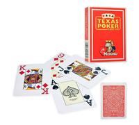 Texas Hold Em Póker Rojo Modiano Baraja De Cartas Jumbo Index