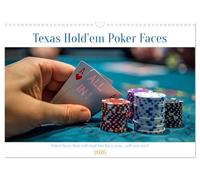 Texas Hold'em Poker Faces (Wall Calendar 2026 DIN A3 landscape), CALVENDO 12 Month Wall Calendar: A journey through the art of poker in Las Vegas
