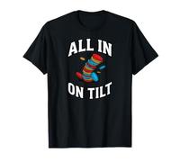 Texas Holdem Poker Player All In On Tilt Camiseta