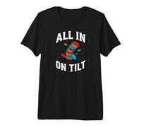 Texas Holdem Poker Player All In On Tilt Camiseta Premium
