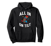 Texas Holdem Poker Player All In On Tilt Sudadera con Capucha