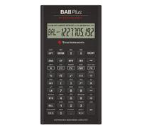 Texas Instruments BA II Plus Professional - Calculadora financiera, Color Negro
