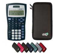 Texas Instruments TI-30XIIS Calculadora con Funda Protectora WYNGS en Negro