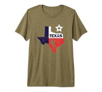 Texas Lone Star State - Caballo Vintage, Vaquero y Rodeo Camiseta Premium
