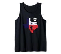 Texas Lone Star State - Caballo Vintage, Vaquero y Rodeo Camiseta sin Mangas