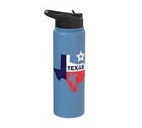 Texas Lone Star State - Caballo vintage, vaquero y Rodeo Stainless Steel Insulated Water Bottle