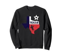 Texas Lone Star State - Caballo Vintage, Vaquero y Rodeo Sudadera