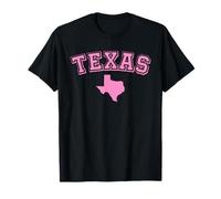 Texas Lone Star State Vintage Desert Texan Cowboy TX Rosa Camiseta