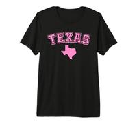 Texas Lone Star State Vintage Desert Texan Cowboy TX Rosa Camiseta Premium