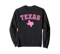 Texas Lone Star State Vintage Desert Texan Cowboy TX Rosa Sudadera